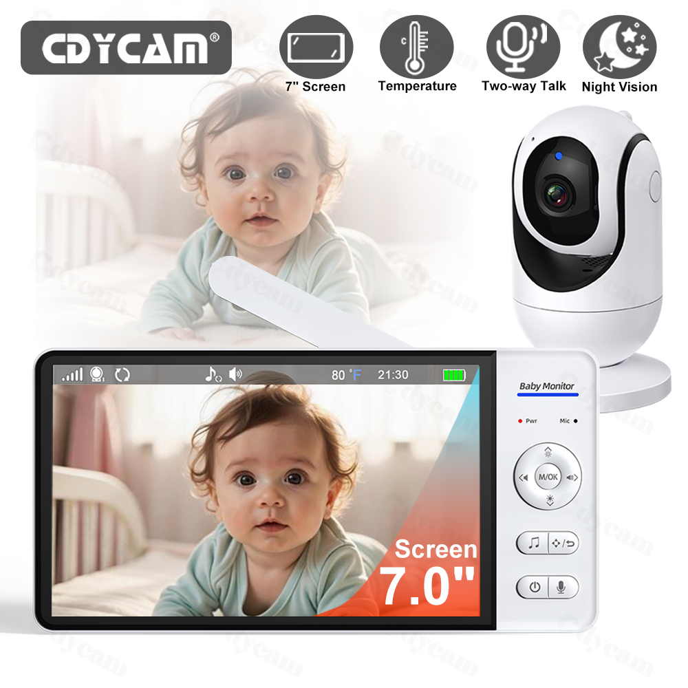 Home Cinema Wireless - 7 İnç Video Bebek Monitörü Gece