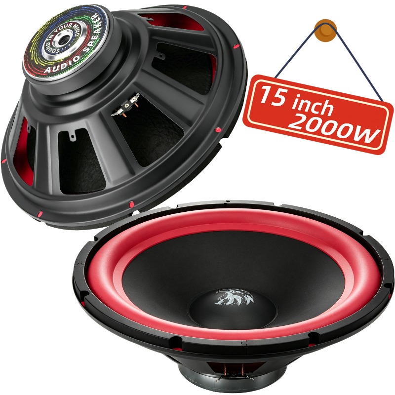 1 adet 15 inç araba Subwoofer  - Audio Home Cinema incelemesi ve fiyatı
