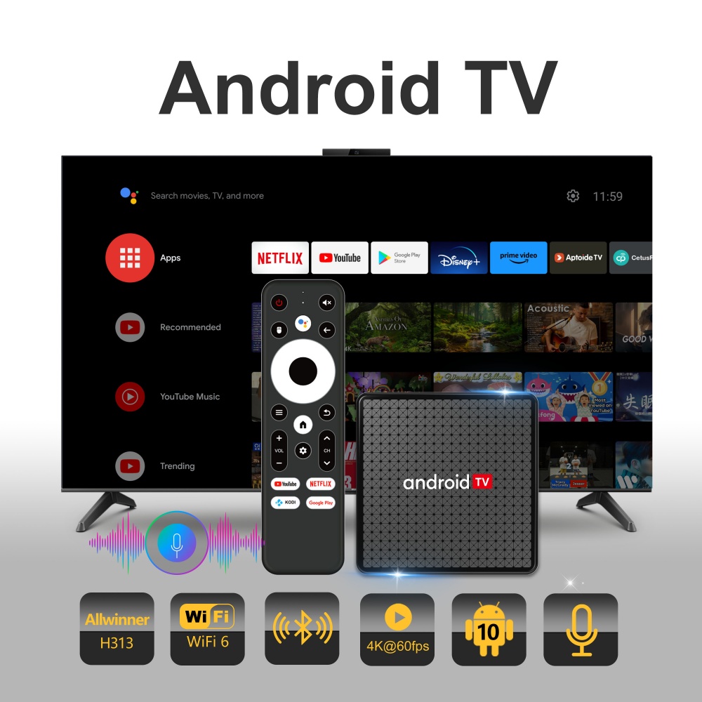 Wudung X5 TV Box AndroidTV All - Home Cinema Tv incelemesi ve fiyatı