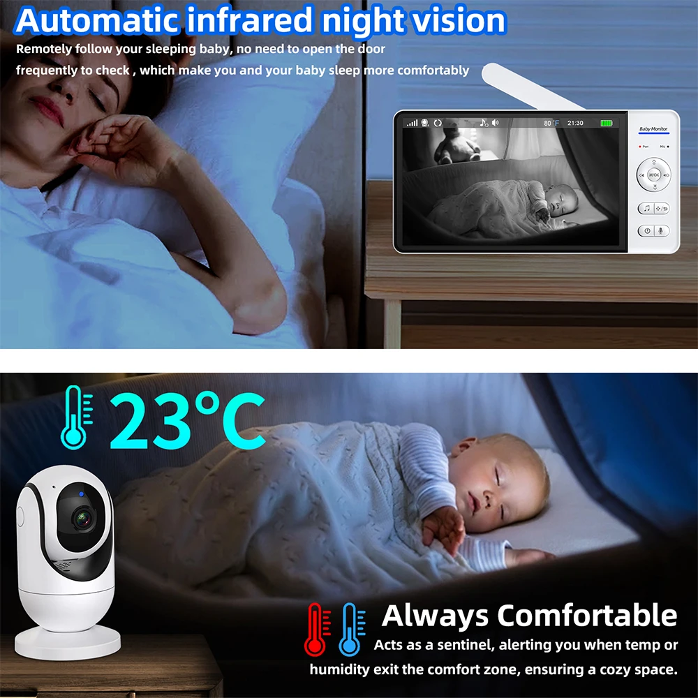 7 İnç Video Bebek Monitörü Gec - Home Cinema Wireless incelemesi ve fiyatı
